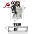 Foil stamping machine print 1-4 lines HP241 type manufacturing date printing machine